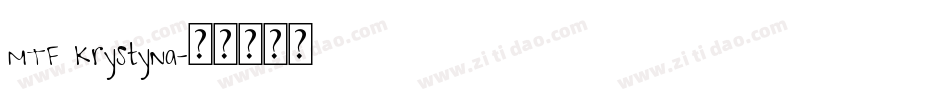 MTF Krystyna字体转换